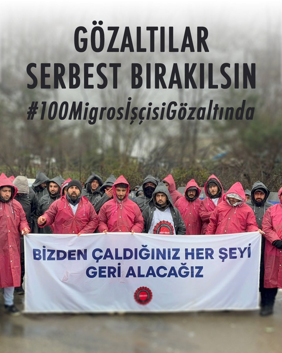 #100MigrosİşçisiGözaltında