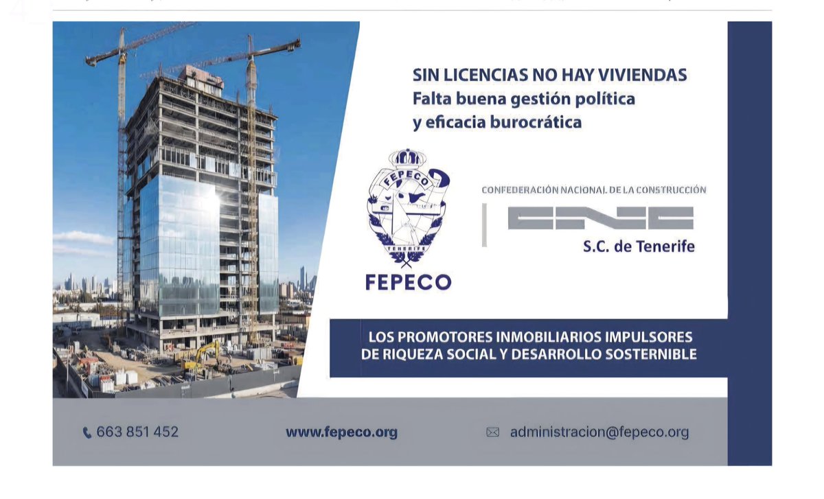 #infoFEPECO 

#Fepecopatronalconstrucción
#promotoresinmobiliarios 
#constructoresvalientes
