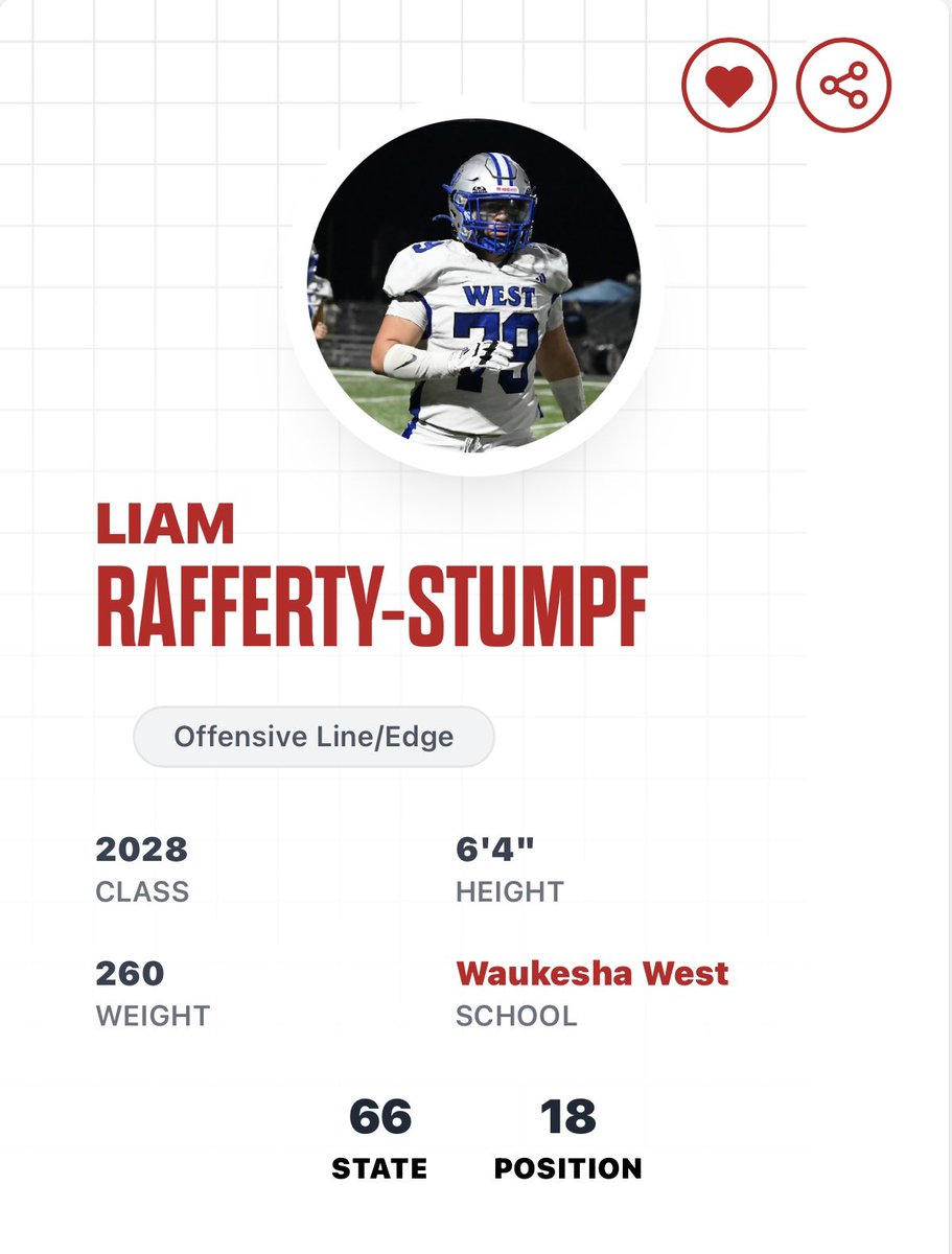 Liam Rafferty-Stumpf ‘28 OL tweet media