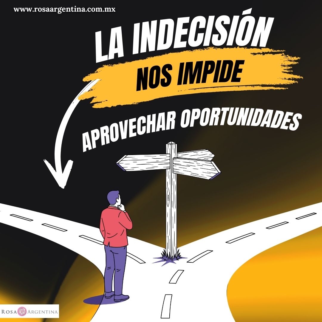 rosaargentinarl's tweet photo. La indecisión es aquella duda que, generalmente, aparece por falta de confianza y que al final no nos permite elegir sabiamente como accionar respecto a nuestra propia via. Lo importante es saber que, al final, ES UNA DECISIÓN.
#rosaargentina #decision #indecision #confianza https://t.co/z2zjc3qVzy