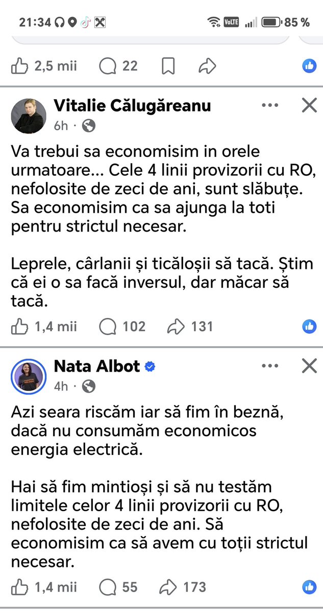 Lumina vine de peste Prut.

De la ruși vine doar moarte, vodcă și sărăcie.

Mulțumim, România!
Vitalie Călugăreanu