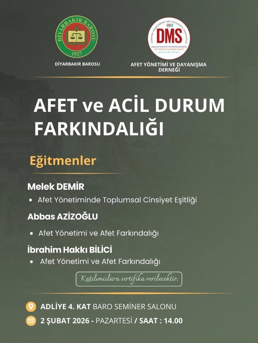 DMS Afet Yardımlaşma ve Dayanışma Derneği olarak, 6 Şubat depremlerinin ardından afet bilincini toplumun her kesimine yayma misyonumuzla çalışmalarımızı sürdürüyoruz.