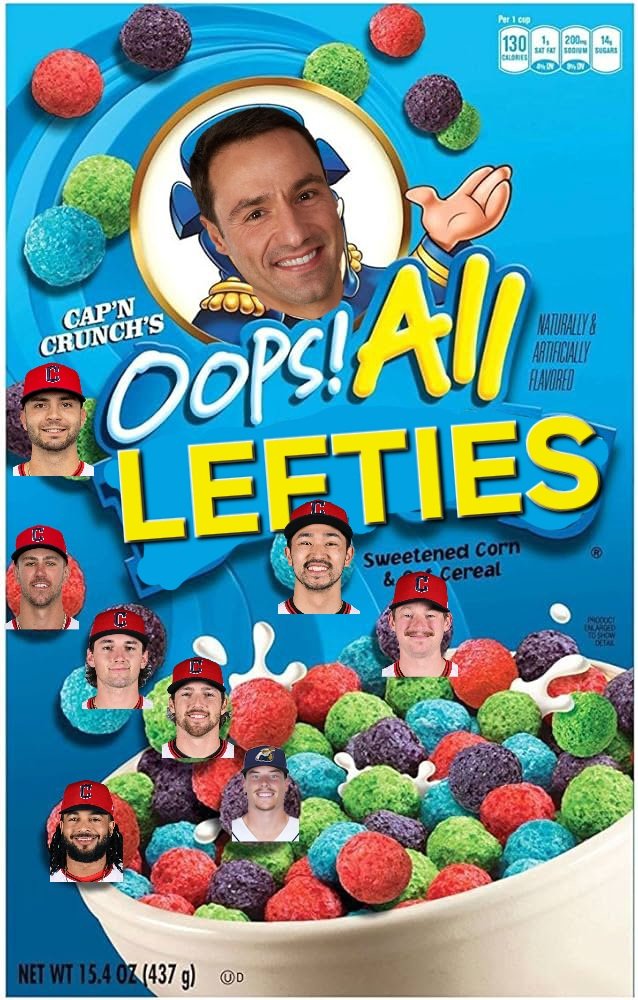 WxShaw's tweet image. As it looks right now...

Bo/Hedges
Manzardo/Kayfus/Fry
Jose/Rocchio/Arias/Schneemann
Kwan/CDL/Valera/Jones

Bibee
Gavin
Ceconni
Cantillo
Allen or Messick (one in AAA) 

Smith
Gaddis
Herrin
Sabrowski
Festa
Armstrong
Pick 2, Holderman, Brogdon (no options) or Pallette (Rule 5)