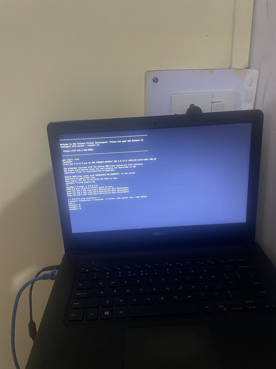 Swado_2000's tweet photo. My dad’s old laptop (4GB RAM, fossil-tier CPU) was ready for the bin. Instead, I gave it a promotion.
Used Cloudflare Tunnels to route it to my domain and slapped on an n8n server. Now it handles 24/7 automations while I sleep
#HomeLab #SelfHosted #n8n #Cloudflare #Jugad #LowSpec https://t.co/hmUAivDwRz