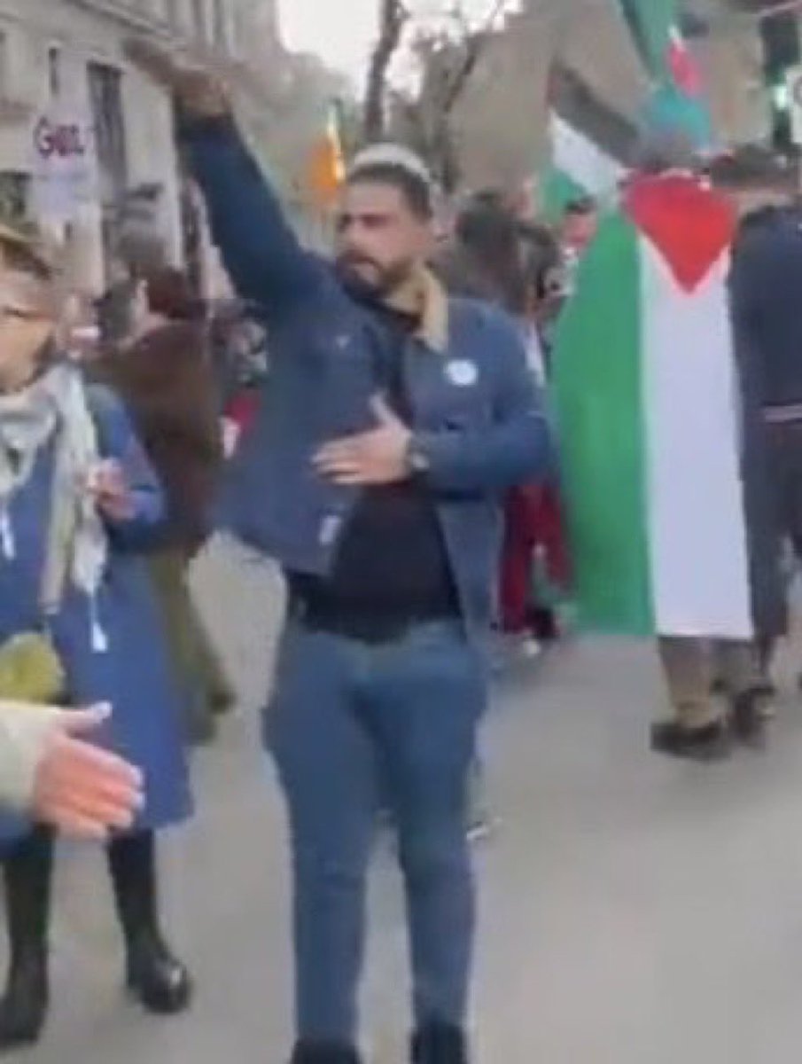 This is a Nazi salute at a Nazi rally. Just clearing that one up.