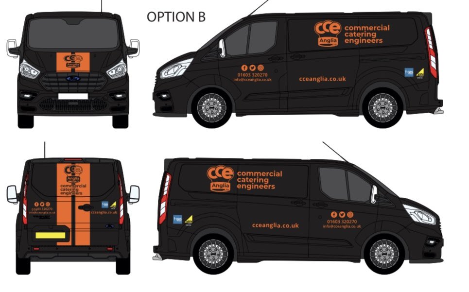 AngliaCce's tweet photo. Saying goodbye to one of our older vans, unloading ready to transfer over onto a new shape transit custom TDI Auto. These new transit vans are something else. Who knew a van with remote https://t.co/Dc0Ix75ZKm is going to love it. &amp; it’s going to be stunning in our Orange livery. https://t.co/UKYppiuUMt