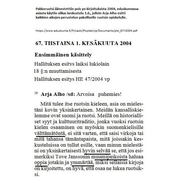 TotisenTosi's tweet photo. @vanhamiesseko Kuule, kun meillä on pakkoruotsi kouluissa ihan sen takia, että muumipeikoista haluaa oppia jotain ja ymmärtää. Ja tämä ihan eduskunnassa kuulutettu...
#pakkoruotsi #muumi #lukumaraton #muumit https://t.co/S7nreS4qo7