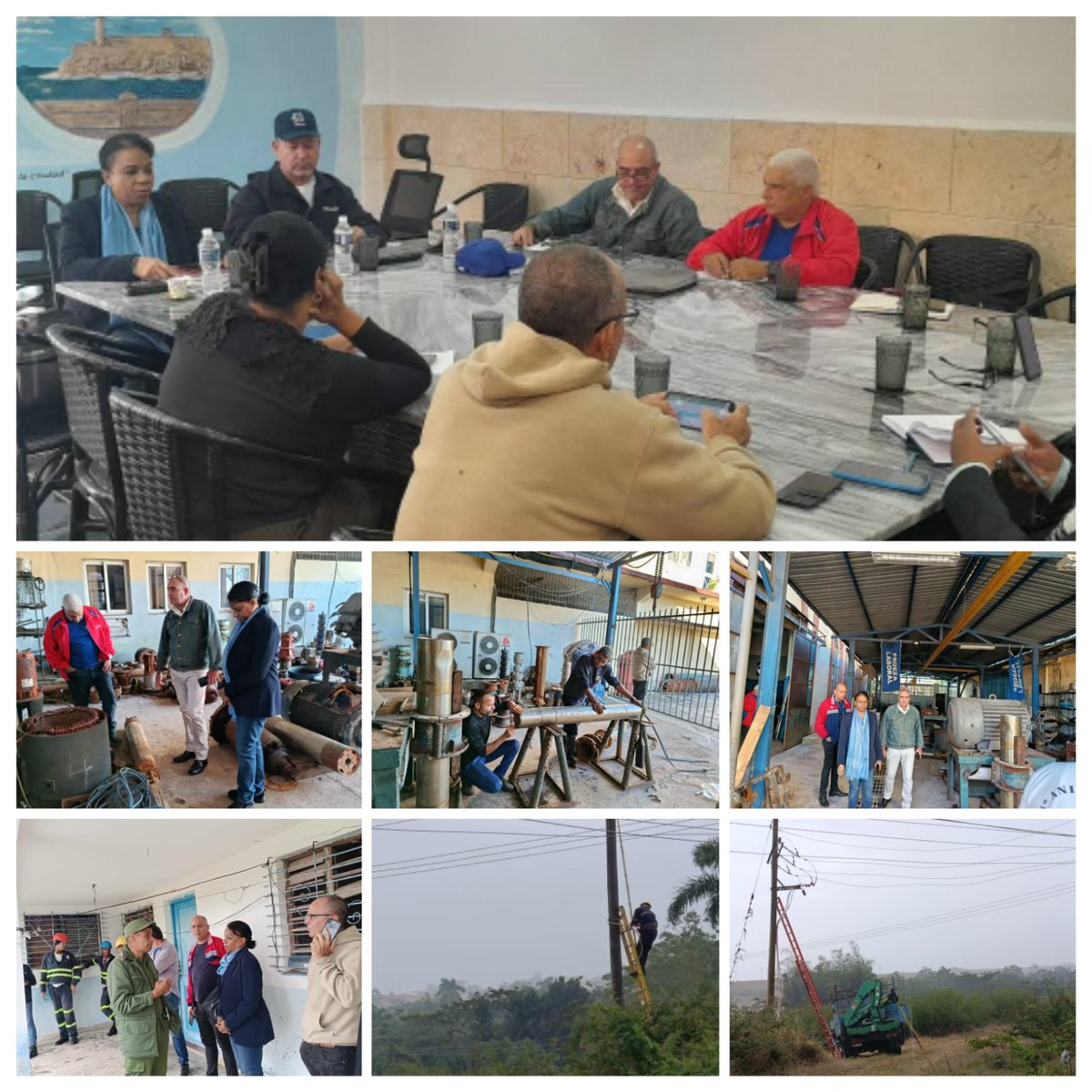 Seguimiento al Programa de Gobierno, evaluamos en <a href="/AguasdeLaHabana/">Aguas de La Habana</a> las medidas, las nuevas propuestas para enfrentar la compleja situación electroenérgetica y garantizar la gestión del agua y el saneamiento en La Habana. Recorrimos parte del sistema Paso Seco, en Arroyo Naranjo🇨🇺