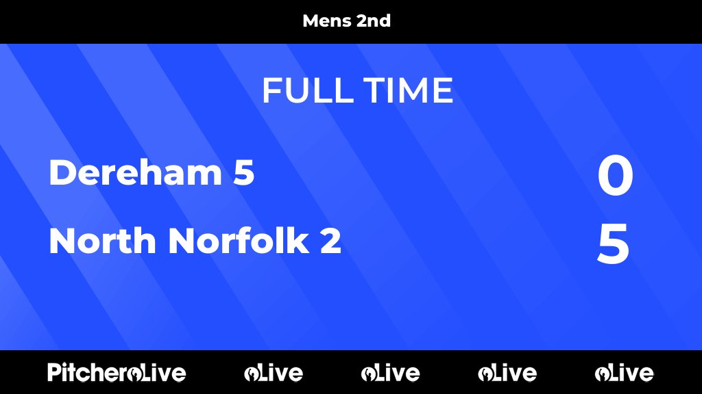 FULL TIME: Dereham 5 0 - 5 North Norfolk 2
#DERNOR #Pitchero
northnorfolkhockey.com/teams/183082/m…