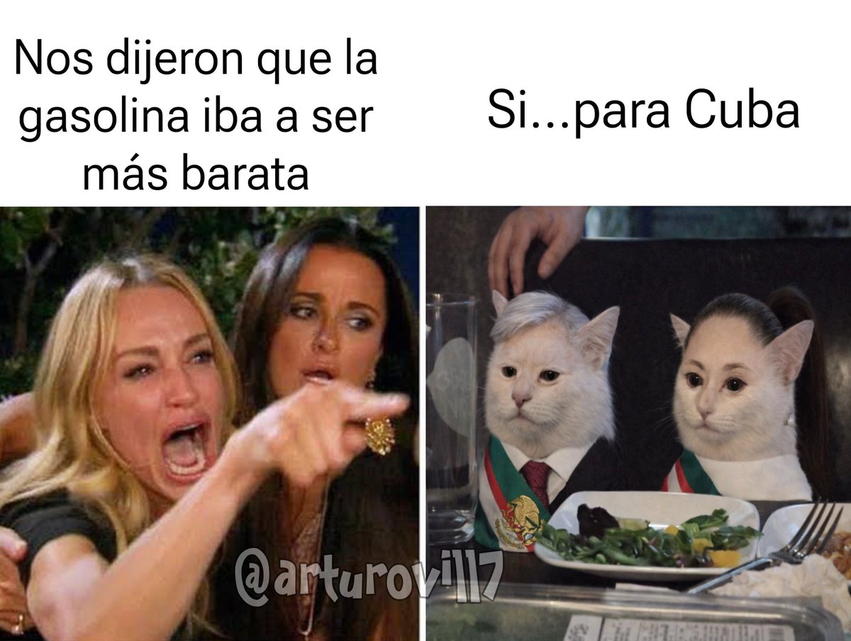 Ya saben, aquí puro meme basado en hechos reales.

Al final AMLO tenía razón: la gasolina sí iba a ser más barata… pero para Cuba.