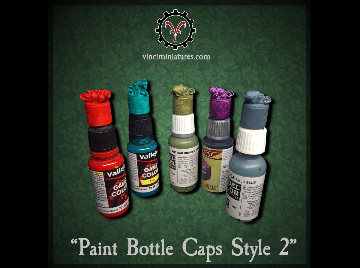 Paint bottle caps with your favourite Rat friends are available as stl and as resin prints in our online stores. Make your color's choice much easier with this cool addon!
#skaven #ratmen #PaintingWarhammer #miniaturepainting #paintingminis