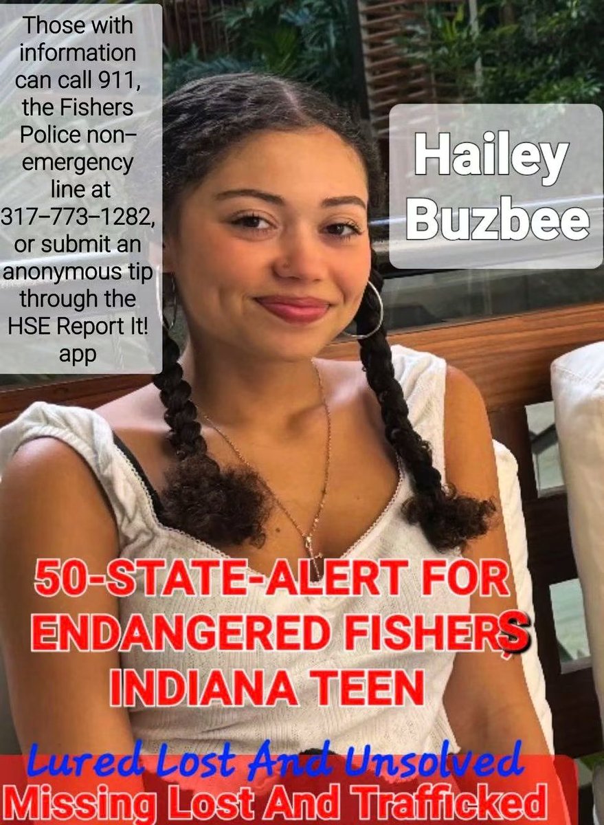 Indychic0409's tweet image. I need everyone who sees this to share this! It is very important to get this to every state! Please please share!! 
#findhaileybuzbee #Indiana #missingteens @DerrickL @missingpeople