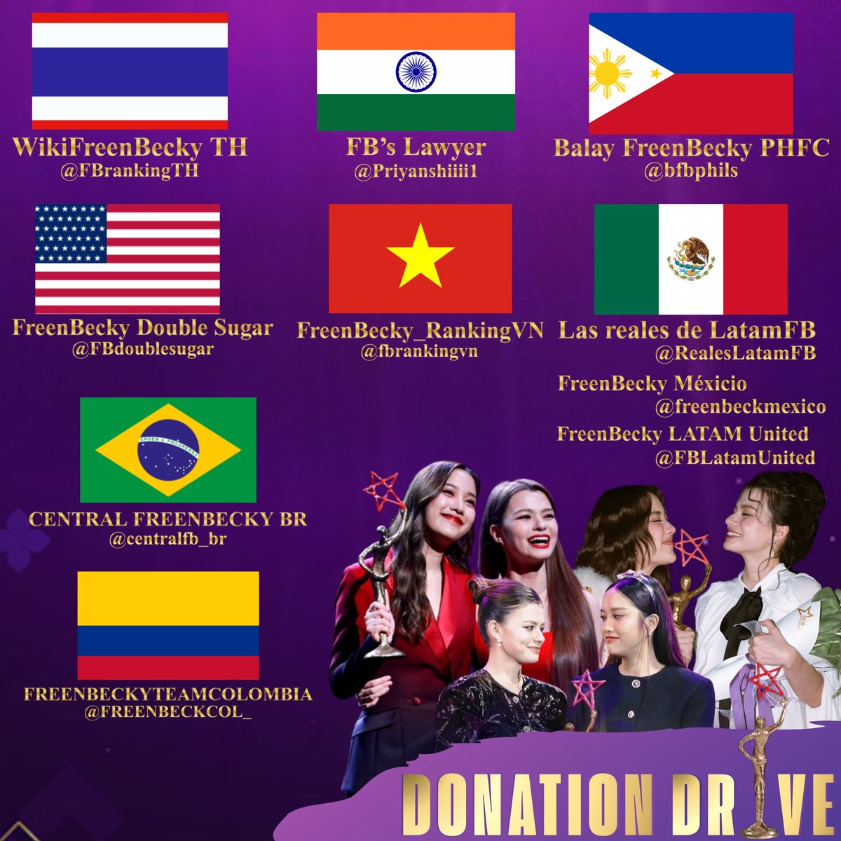 BrendaAlvi's tweet image. Nos vale vrg 🗣 vamos por ese premio, a donar fam!!

Y que todas se traguen sus palabras. 🙂‍↕️

#ฟรีนเบค #FreenBecky