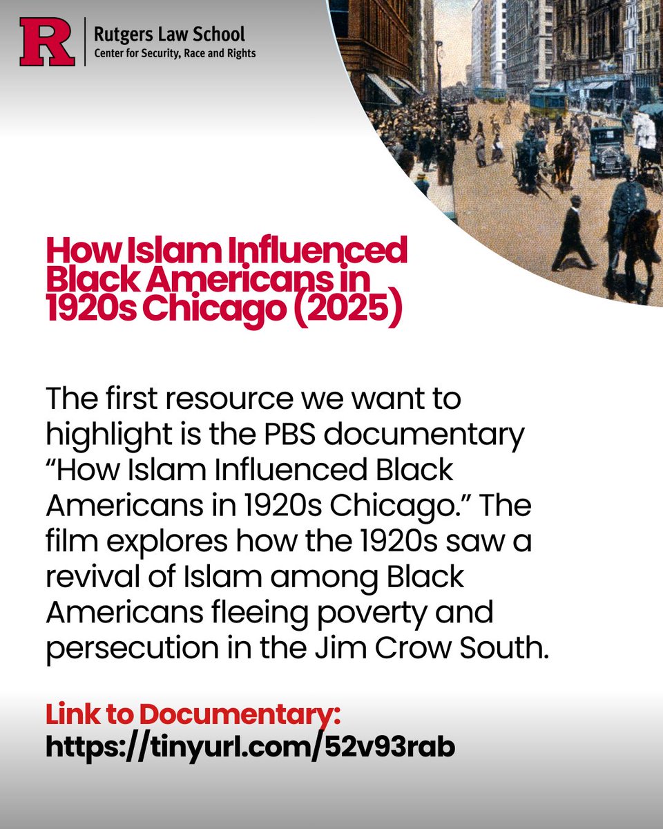 Center for Security, Race and Rights tweet media