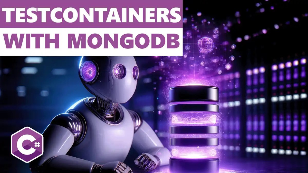 DevLeaderCa's tweet photo. What if we could easily spin up containers for services that our tests depend on?

Read more here:
https://t.co/uaTzdCp2Rb

#MongoDB #CSharp #DotNet #Testcontainers #Docker https://t.co/6s3Fr3mkU3