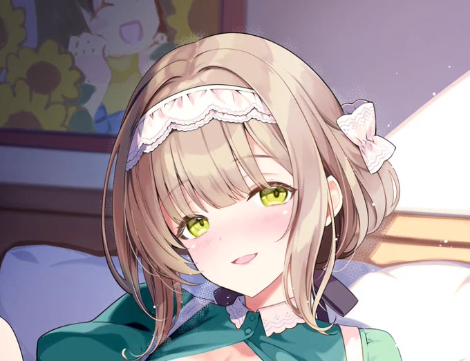 髪の毛の色をちょっと調整してみました