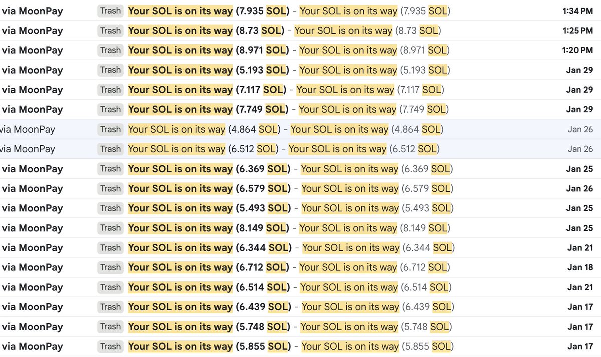 Your SOL is on its way.