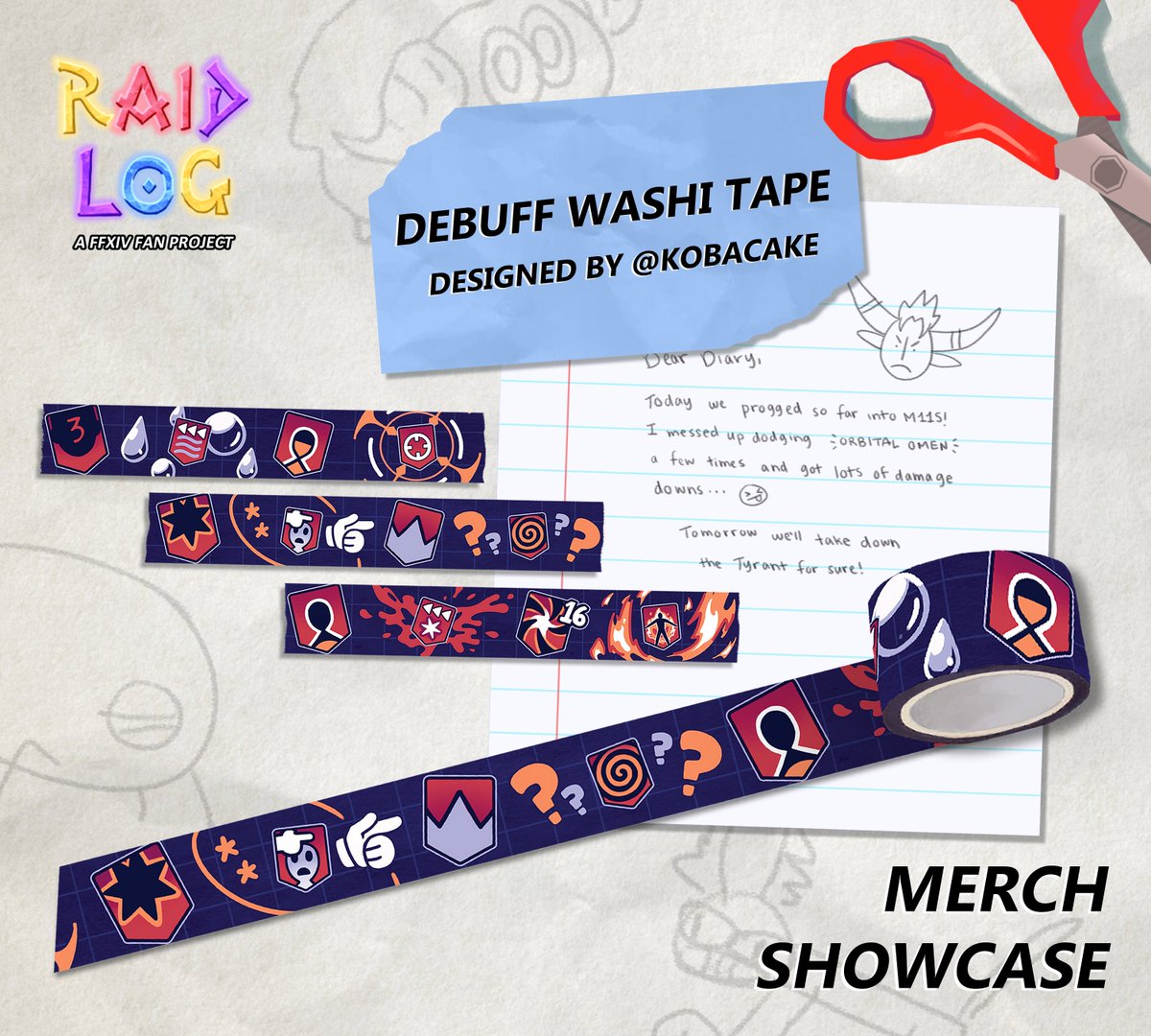 RaidLog Project (FFXIV Fan Zine) tweet media