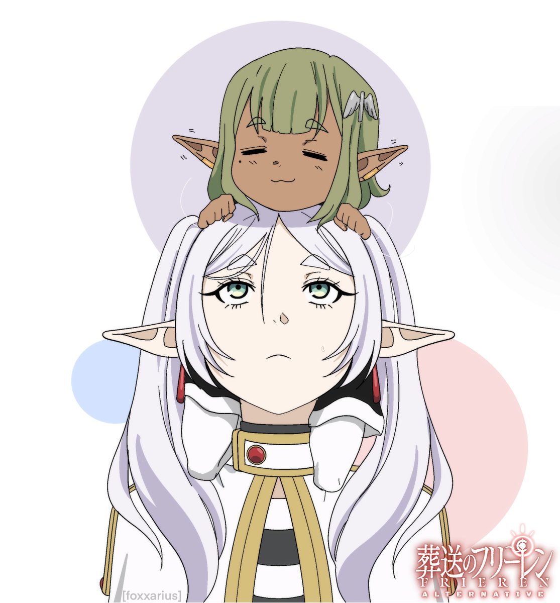 Frieren season 2 is great so far! A birthday gift for <a href="/AnthologyK/">Anthology Kaban</a> 
#frieren