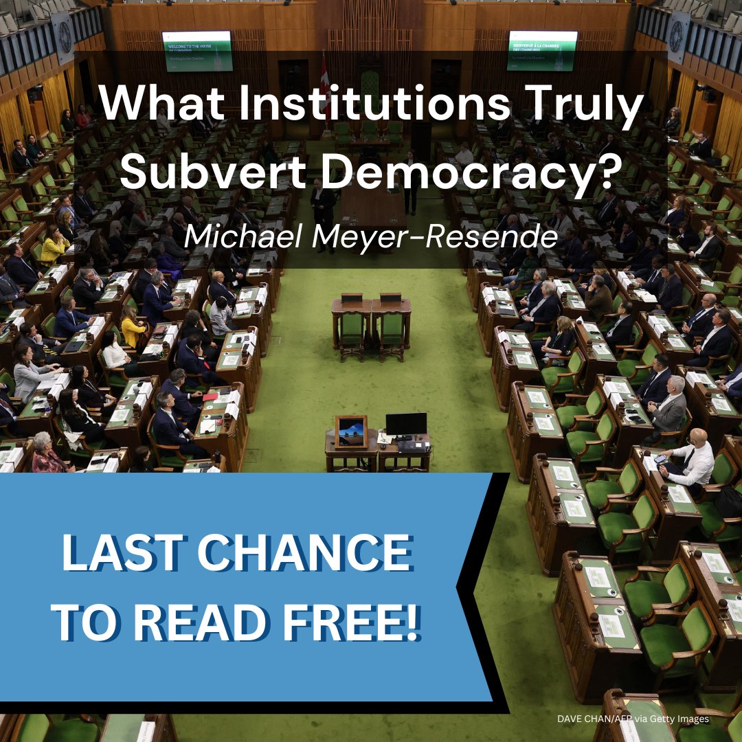 JoDemocracy's tweet photo. Authoritarians often abuse electoral systems and institutional power to thwart majority will. But the basic principles of democracy—political participation, fundamental rights, and the rule of law—can take shape in more than one way.

Last chance! Read today to read free!

https://t.co/vnLJYfHwZh