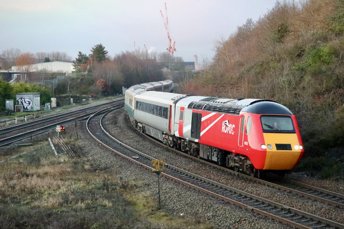 HiPa125's tweet image. ROMIC Group #InterCity125 #HST powering UK Railtours/RailAdventure, 1Z43 0719 Derby &amp;gt; Darlington North Road, ‘The Sale of the Century’ across Wincobank Jn - Meadowhall