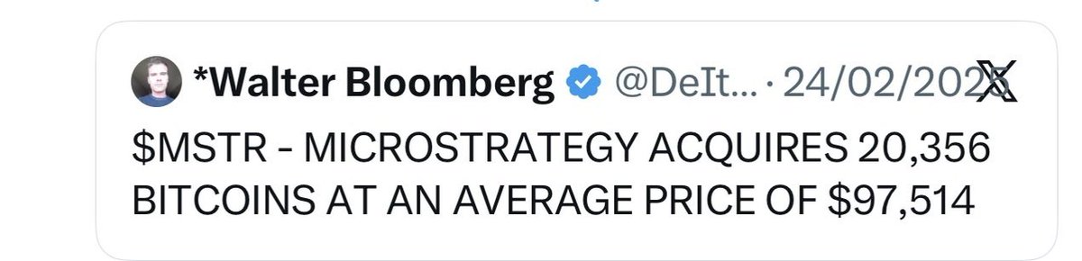 ArteR_Trading's tweet image. $MSTR #MICROSTRATEGY #STRATEGY

La moins-value latente sur l’opération en image est de : -402 500 000 $

Chapeau bas 🤠

Acheter une entreprise qui achète du vent.
Dingue comme idée 😅