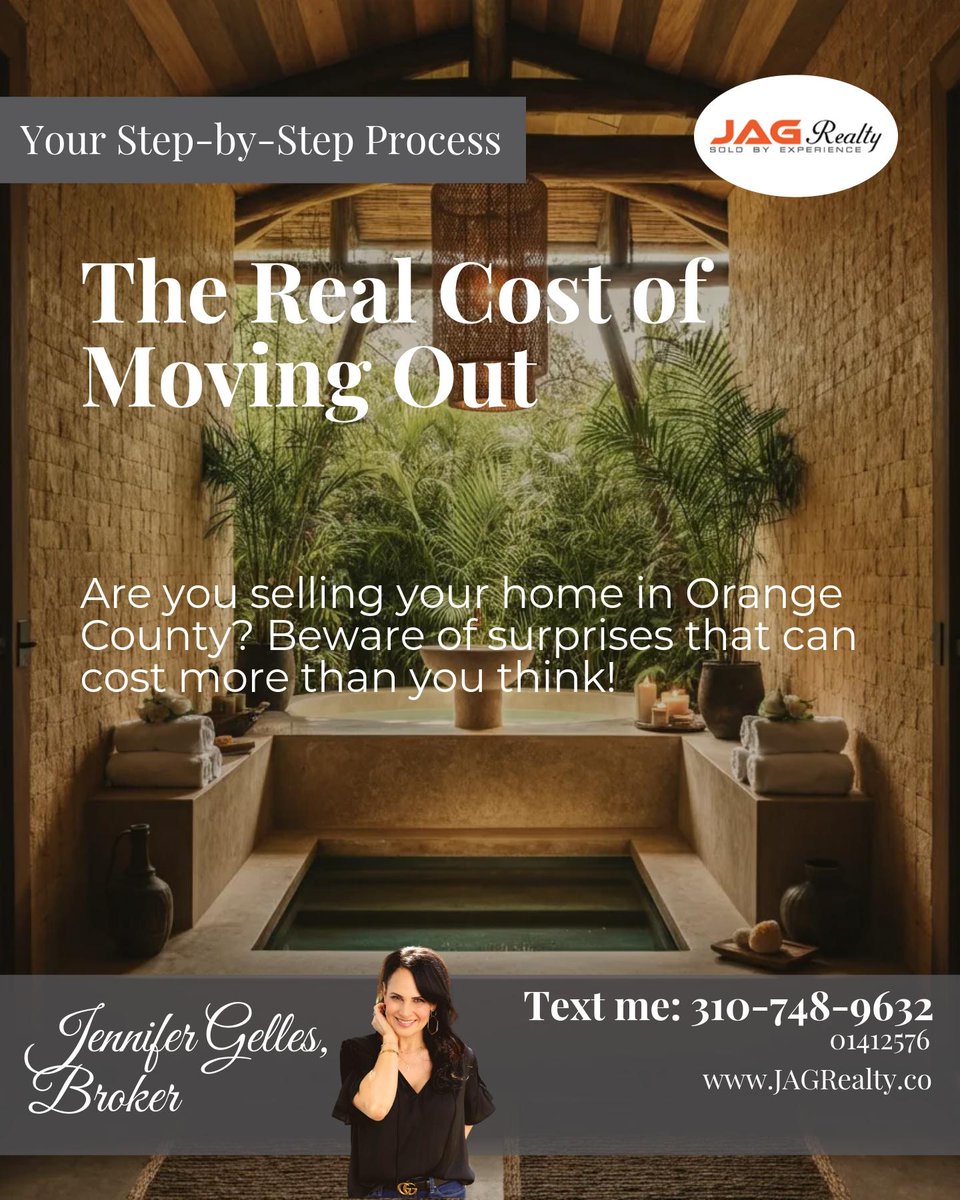 JAGRealty1's tweet photo. Moving soon? 💼🗺️ Selling your Orange County home means hidden costs! From packing to legal fees, surprises can add up. Budget better: Get quotes, negotiate, and breathe easy. What's your moving cost strategy? Share below! 🚛📦 #MovingMadeSimple https://t.co/5lNa78alMH