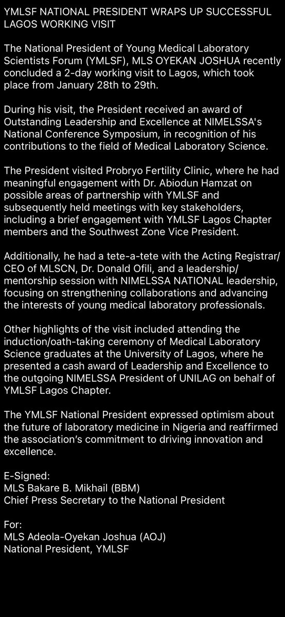 YMLSF NIGERIA tweet media