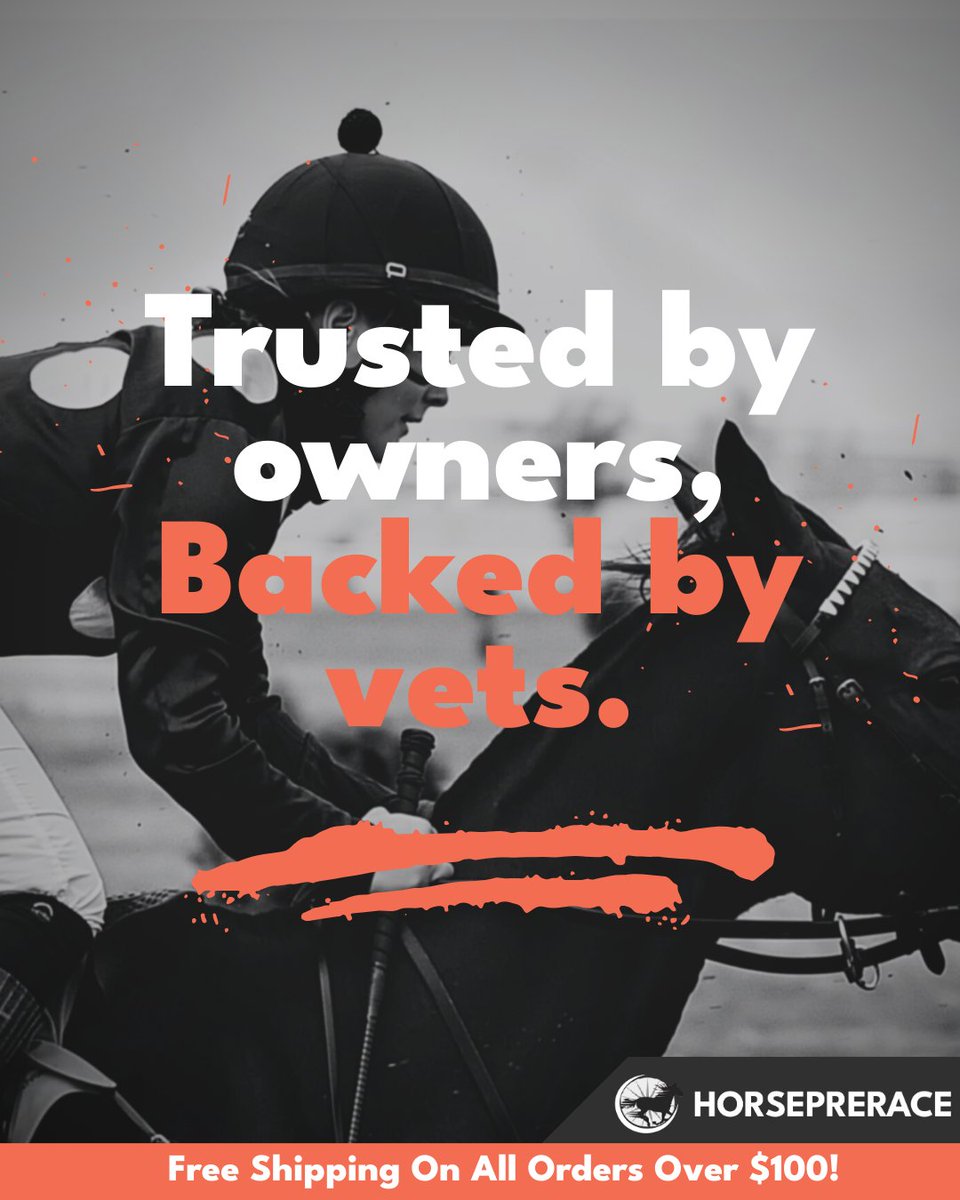 horseprerace's tweet image. Trusted by owners. Backed by vets.
Because when it comes to animal health, proven care and professional confidence make all the difference.
#TrustedCare #VetBacked #PetHealth #HorseCare #AnimalWellness #VetGradeQuality #CareYouCanTrust #HealthyAnimals