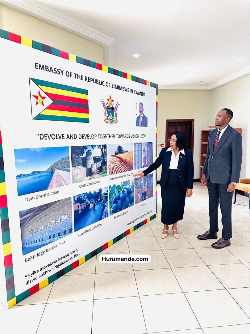 Met <a href="/AmbProf_Charity/">PROF CHARITY MANYERUKE</a> Ambassador of  #zimbabwe to #Rwanda in #Kigali . Learnt a lot during our discussions at the Embassy.