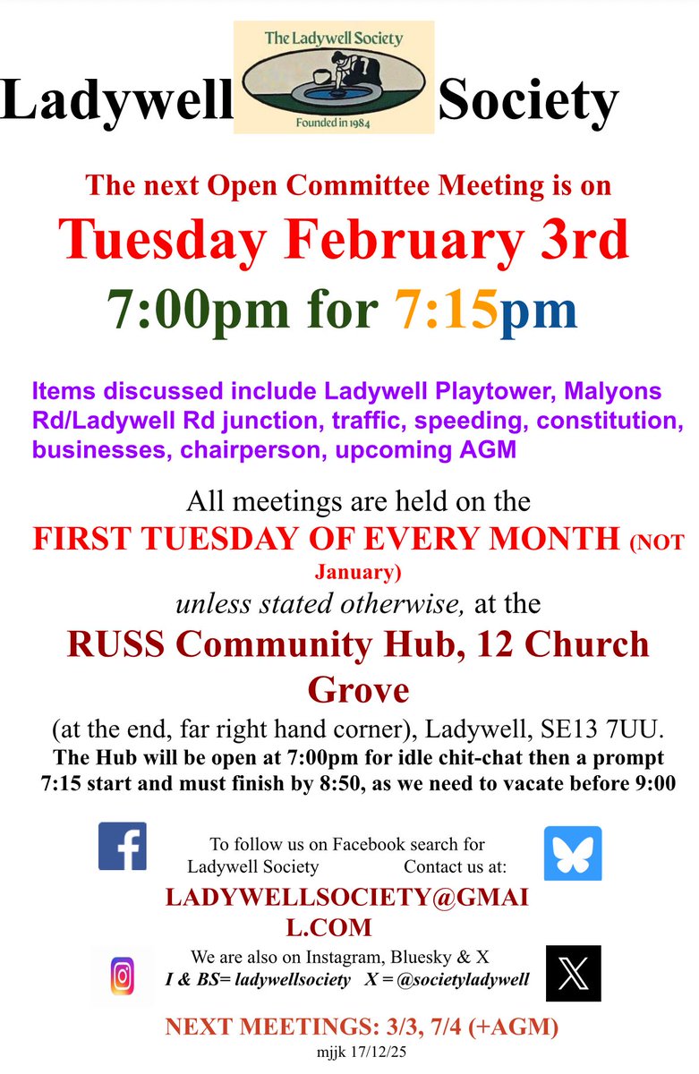 Ladywell Society tweet media