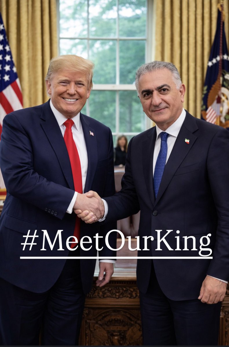 Martin_Sedi's tweet image. To President Donald J. Trump

You have said it clearly: you are closely watching Iran.

We, the people of Iran, want you to know this: we clearly named Prince Reza Pahlavi as our legitimate representative.

When Iranians chant his name, It is for freedom, dignity, and a…
