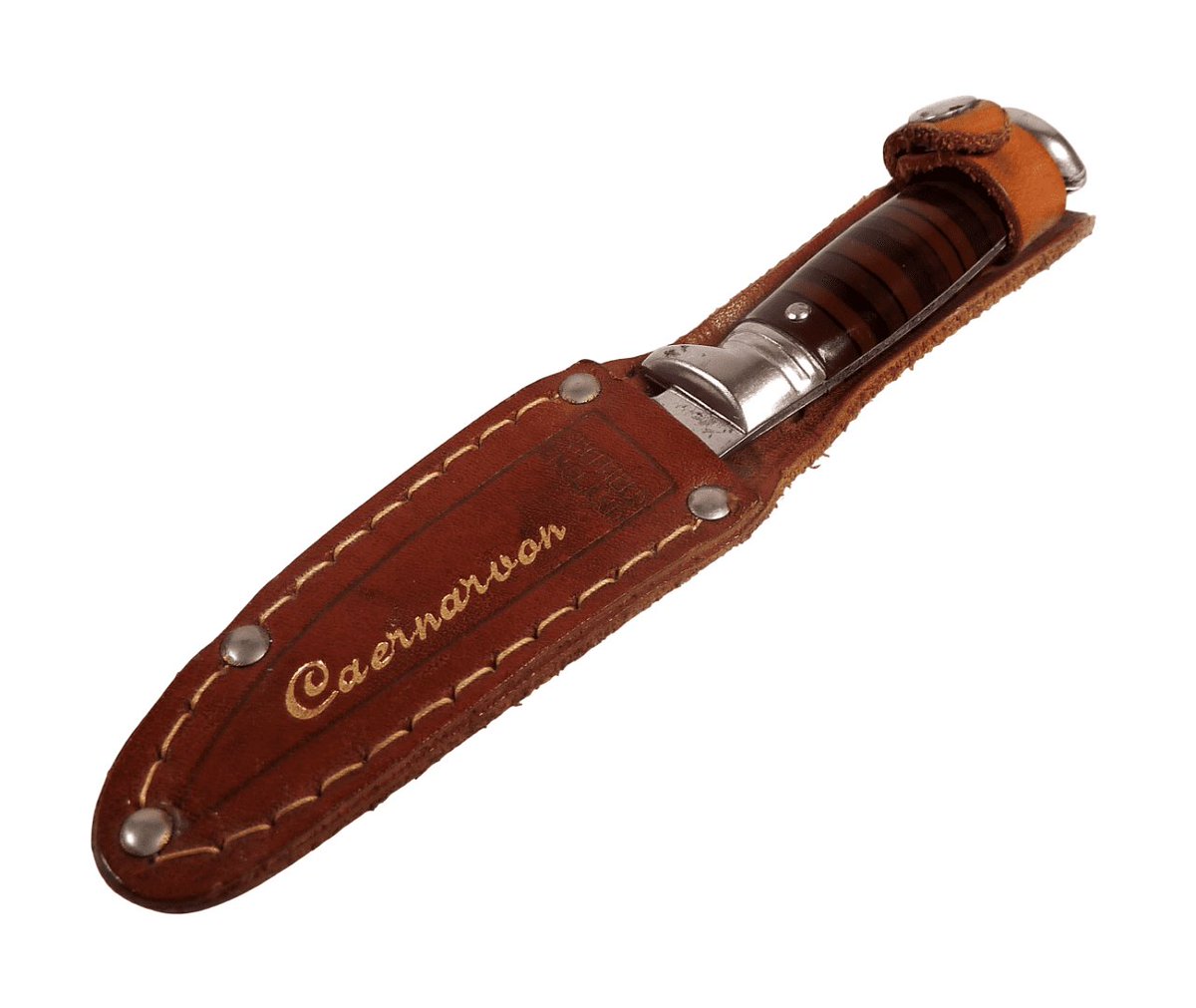 retonthenet's tweet image. Vintage English Sheath Knife #Richards Sheffield #Tent Brand Souvenir #Caernarvon Wales Banded Design
 share.google/k7ybsWynt0WxnP…