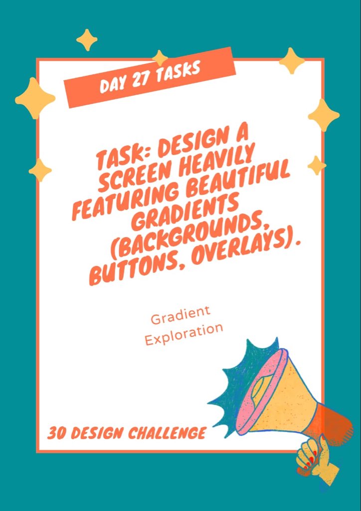 Chika__helen's tweet photo. Day 27 of my 30 Days UI Design Challenge✨✨
#FinnMannyUIChallenge #30DayUIChallenge
#UIDesign #DesignChallenge
#UIDesign #UXDesign #ProductDesign #DesignProcess #UIInteraction https://t.co/0mTy54V9wu