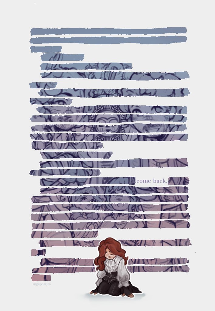 IngaPotejto's tweet photo. so i'd like to apologize in advance-  

blackout poetry redraw trend came swinging on socials so i embraced it and decided to swing back ten times worse
#ClairObscureExpedition33 #Expedition33 https://t.co/xf2KUnuZkX