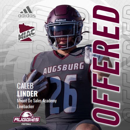 Blessed to receive an offer from ⁦<a href="/Augsburg_FB/">Augsburg Football</a>⁩ #agtg