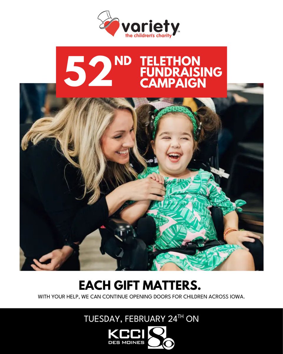 Variety - the Children's Charity of Iowa tweet media