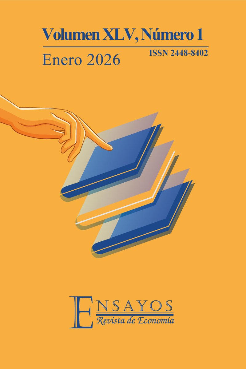💡¿Buscas actualizarte con lo último en investigación económica?

¡Ya salió la más reciente publicación de Ensayos Revista de Economía! 📖✨

👇 Consulta los artículos en el siguiente enlace: ensayos.uanl.mx/index.php/ensa…

#Economics #academicjournal #DataAnalysis