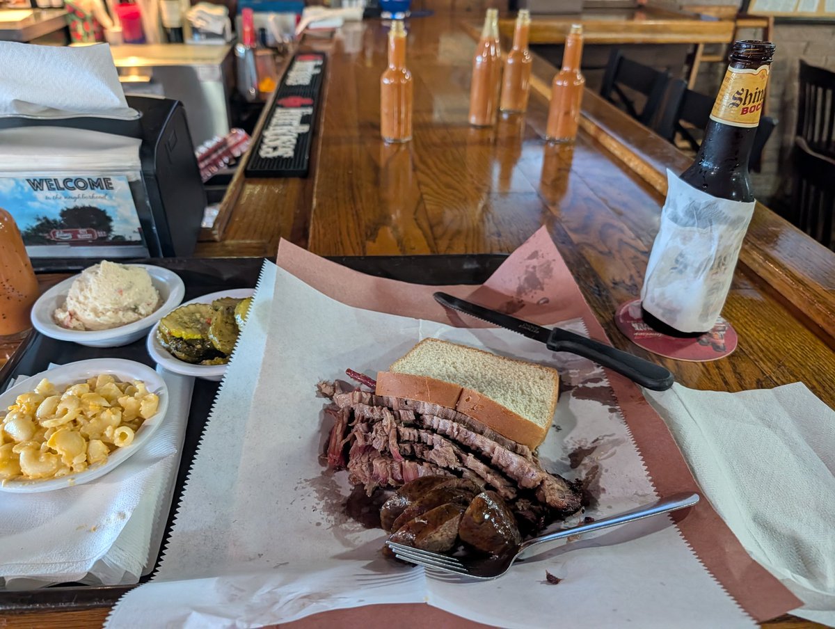 In HTX for a minute.  Luling City Market does not disappoint.
