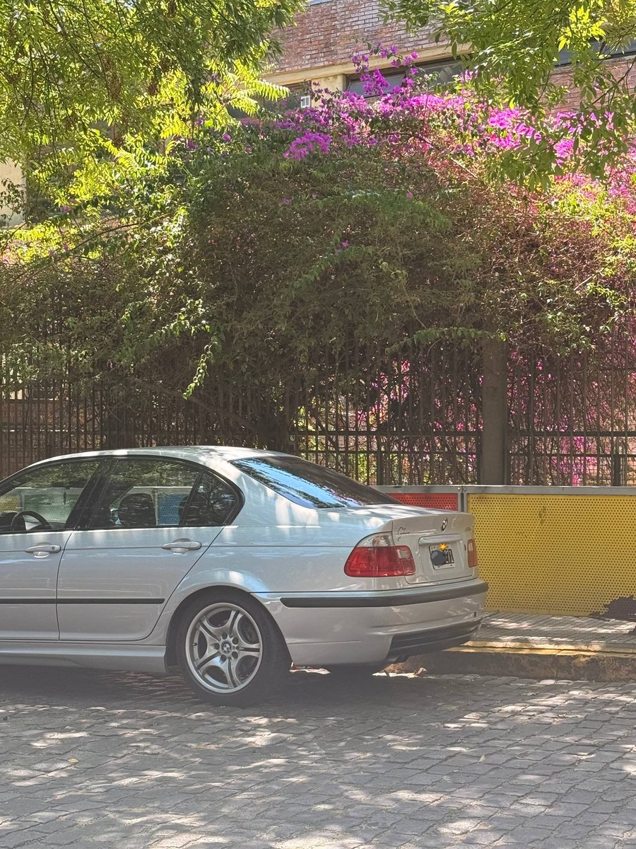 Hoy estoy viajando en esta bomba. Que nave del carajo es el E46 eh, no hay con que darle.