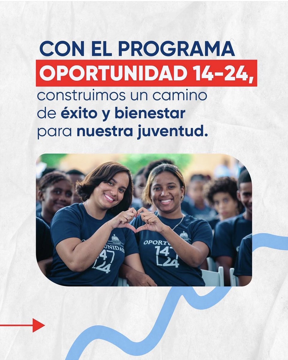 ¡Felicidades a los jóvenes que con esfuerzo y esperanza son el motor de nuestro país! 🇩🇴✨

Hoy celebramos el Día Nacional de la Juventud, honrando el talento, energía y creatividad de quienes no solo sueñan con un mejor futuro, sino que trabajan día a día para construirlo.