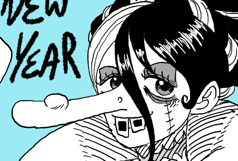 Her nose does this 