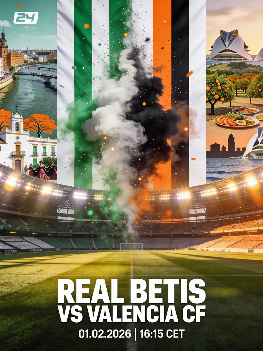 Futbol24com's tweet image. Betis on fire at home: Won last 4 home matches
Valencia beat Espanyol 3-2 last time out
Last meeting ended 1-1 in August
Valencia edge all-time H2H: 25W vs 14W (49 meetings)

Can Pellegrini's men continue home dominance? 🔥
#LaLiga #RealBetis #ValenciaCF