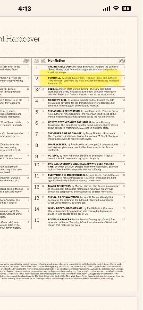 Chuck Klosterman tweet media