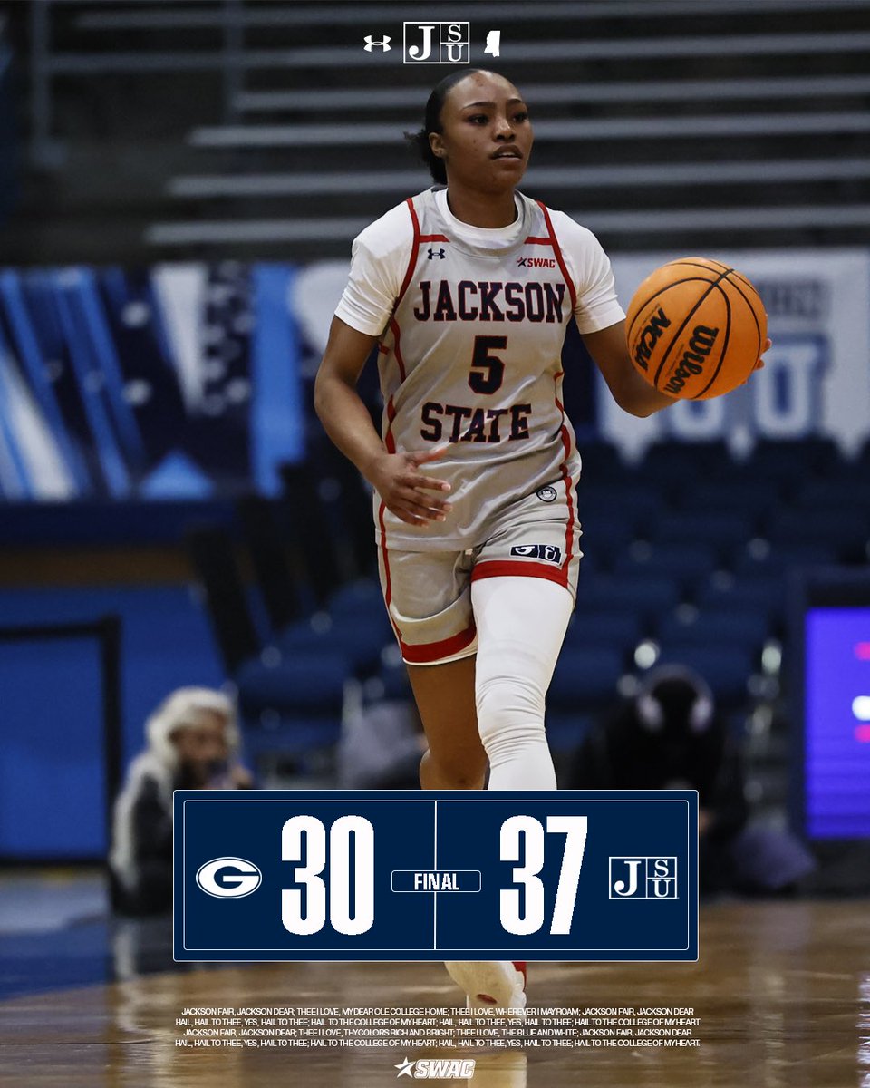JSU leads at the half🏀

#THEEiLove | #GoJSUTigersHoops🐅