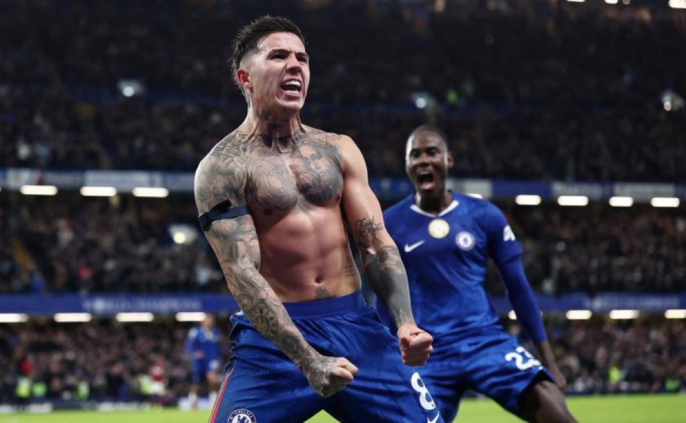 Enzo Fernández:
6 goles en 10 partidos.
Su mejor momento en Europa.