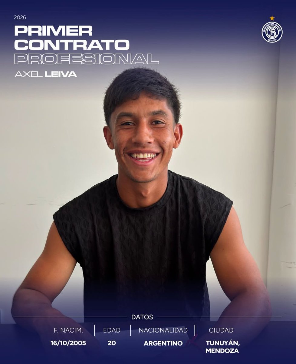 BrunoLarocca12's tweet photo. 🔵 Alex Leiva (2005)
Lateral izquierdo.
⚽ 1 gol en Reserva y participación en 4ta (2025).
➡️ Llegó desde Andes Talleres en 2024.
#MadeinCD https://t.co/pe6DVjlDiq