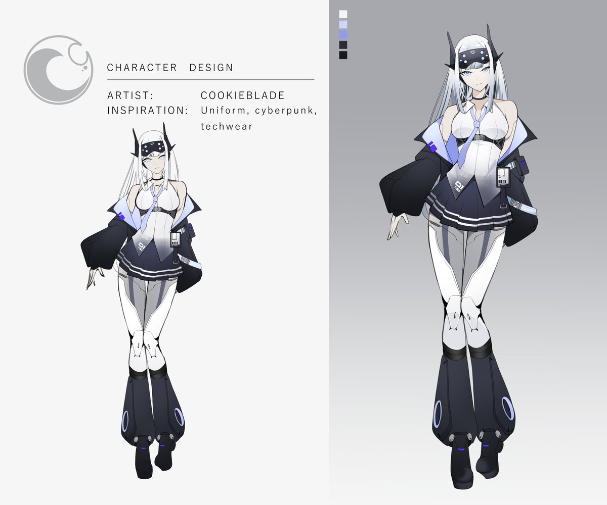 Mp4Cookie's tweet photo. ⌞Vtuber character design ⌝
From concept to final ✨✨