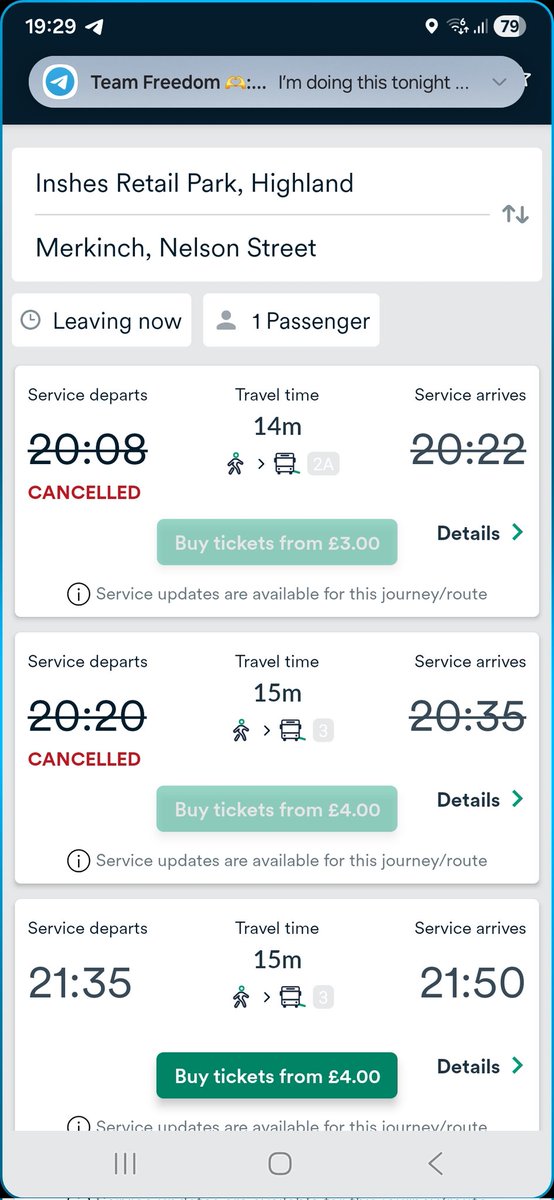 CarolAnneLong3's tweet photo. @StagecoachHLand  am so disappointed I had to take a taxi home tonight after I finish work.  Cost me £15 https://t.co/vOa2drL8rc