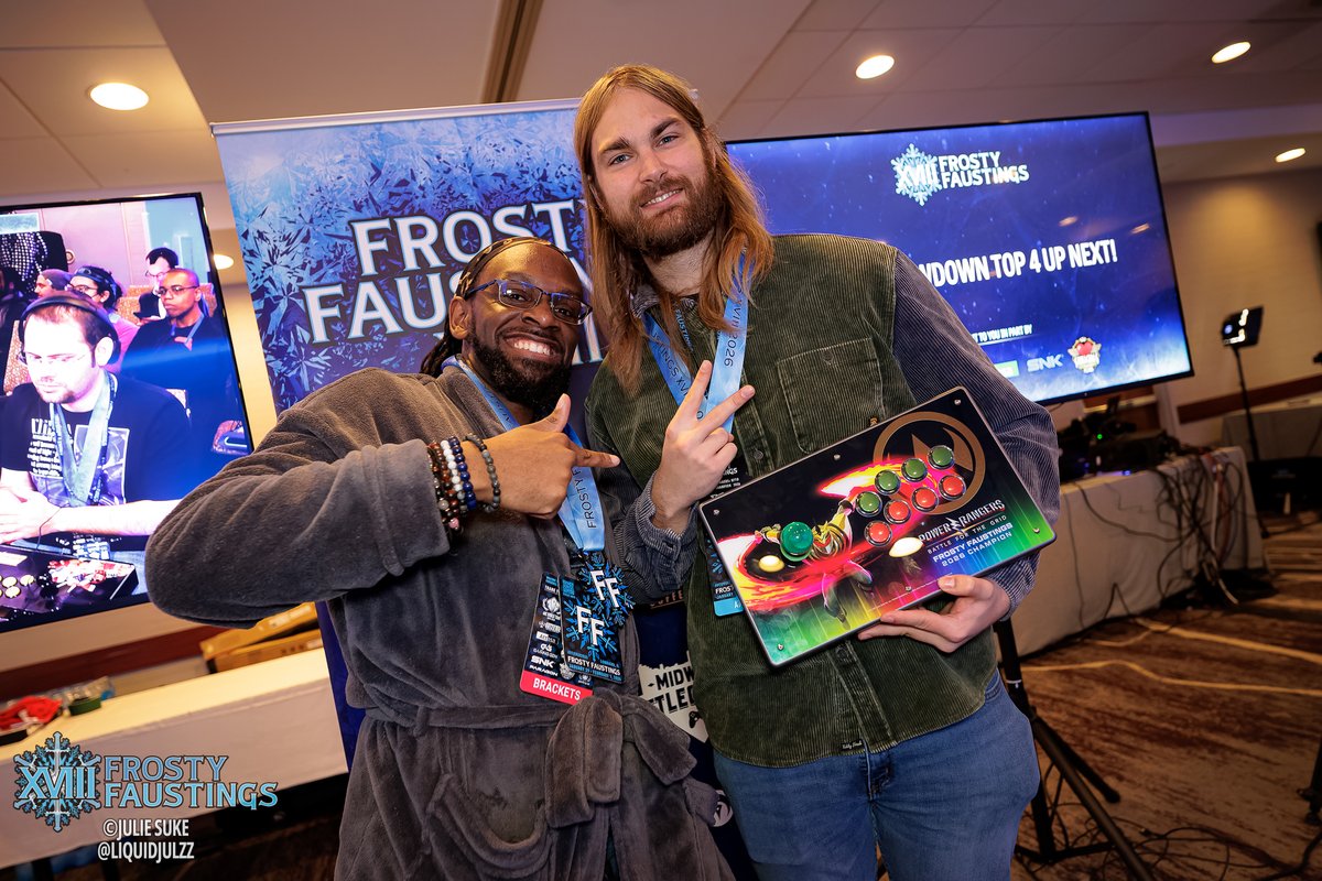 FrostyFaustings's tweet photo. Congratulations to your Top 4 Power Rangers: Battle for the Grid at #FFXVIII2026!

🏆@probsandprobs
🥈@EvasionHb
🥉@omega_blackFGC
🏅@LeshawnTaury

📸: @liquidjulzz https://t.co/Wopl6vhgYT